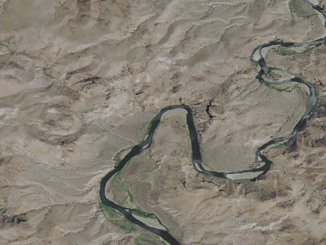 Aerial image of BLM dispersed camp #6 — Wheeler County, OR