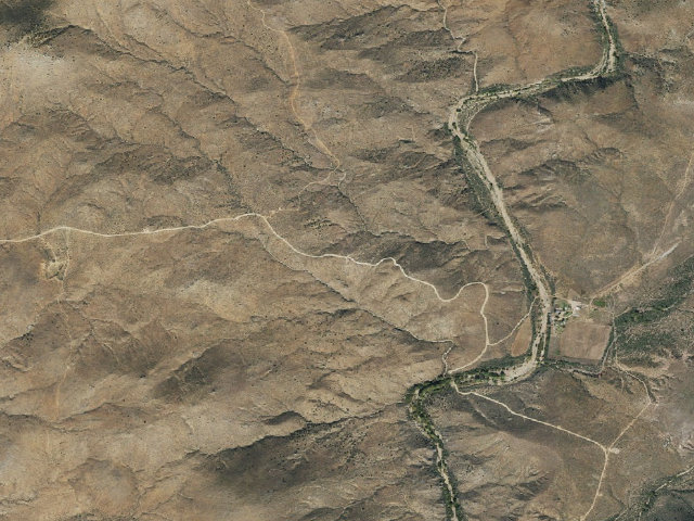 Aerial image of BLM dispersed camp #6 — Yavapai County, AZ
