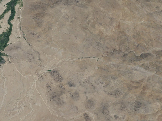 Aerial image of BLM dispersed camp #7 — Inyo County, CA