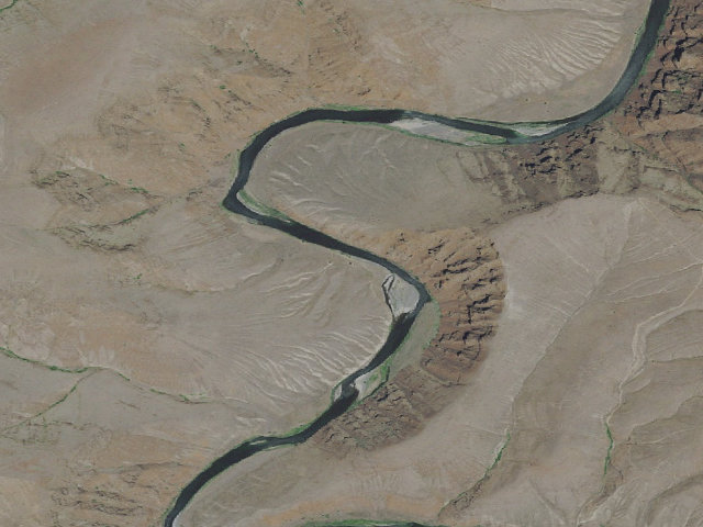 Aerial image of BLM dispersed camp #7 — Sherman County, OR