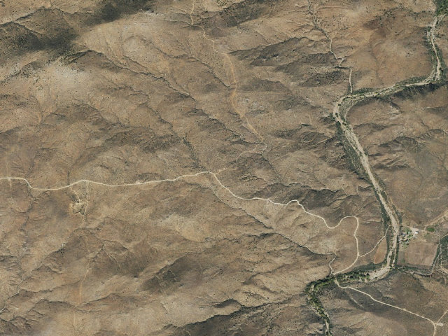 Aerial image of BLM dispersed camp #7 — Yavapai County, AZ