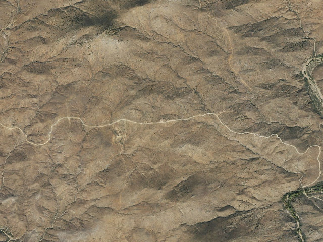 Aerial image of BLM dispersed camp #9 — Yavapai County, AZ