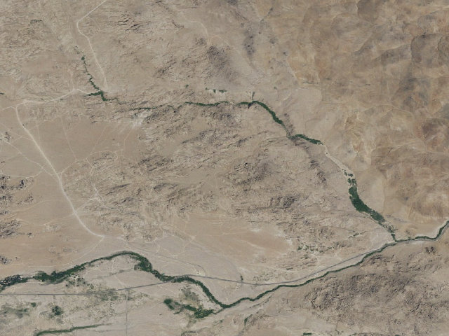 Aerial image of BLM dispersed camp — CA #12