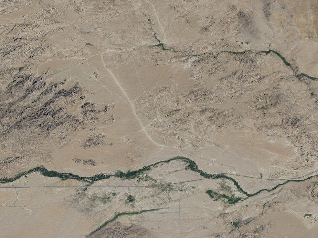Aerial image of BLM dispersed camp — CA #2