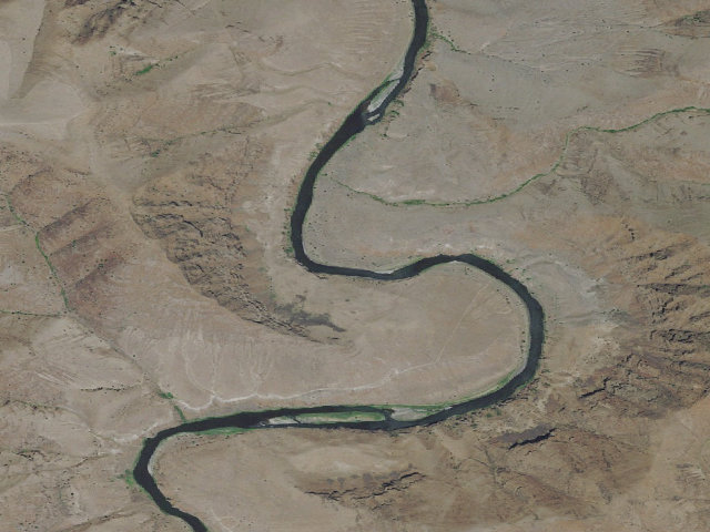 Aerial image of BLM dispersed camp — Gilliam County, OR