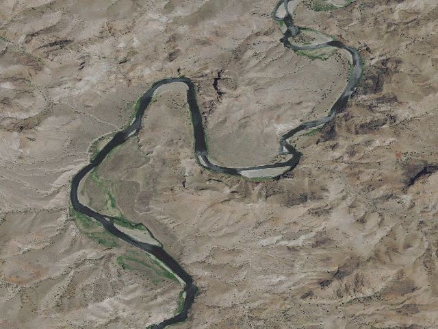 Aerial image of BLM dispersed camp — Jefferson County, OR
