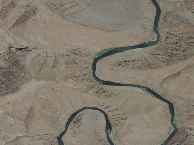 Aerial image of BLM dispersed camp — OR