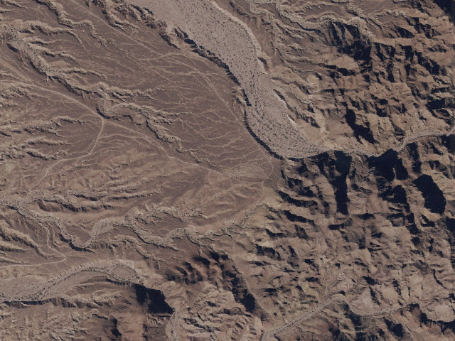 Aerial image of BLM public land