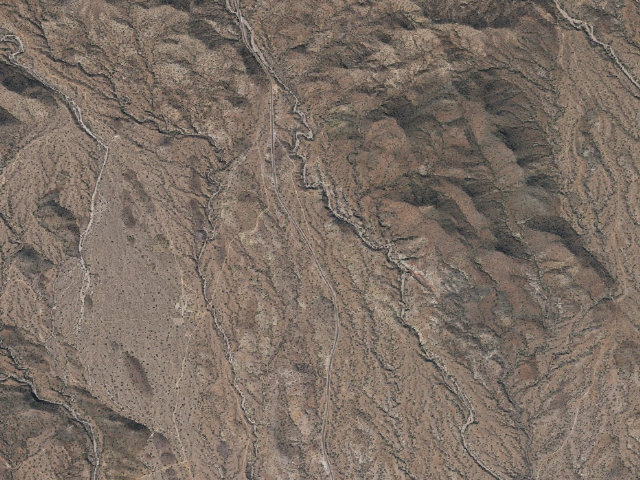 Aerial image of BLM public land