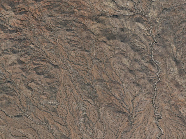 Aerial image of BLM public land