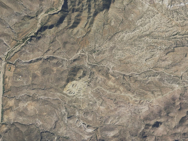 Aerial image of BLM public land
