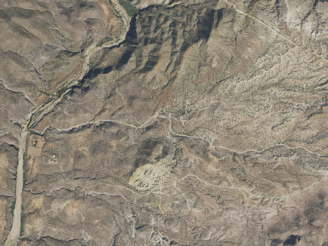 Aerial image of BLM public land