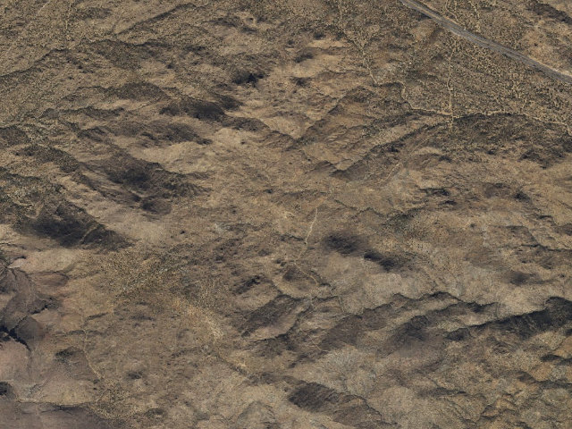 Aerial image of BLM public land