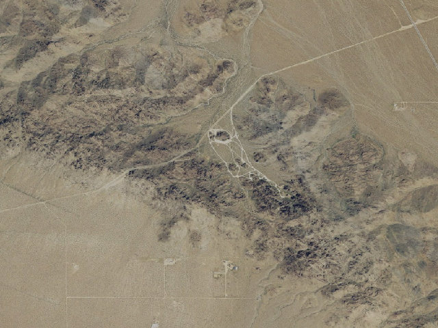 Aerial image of BLM public land