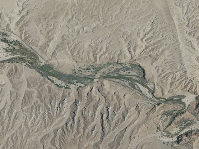 Aerial image of BLM public land
