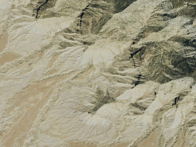 Aerial image of BLM public land