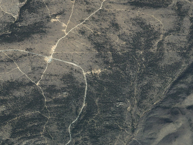 Aerial image of BLM public land