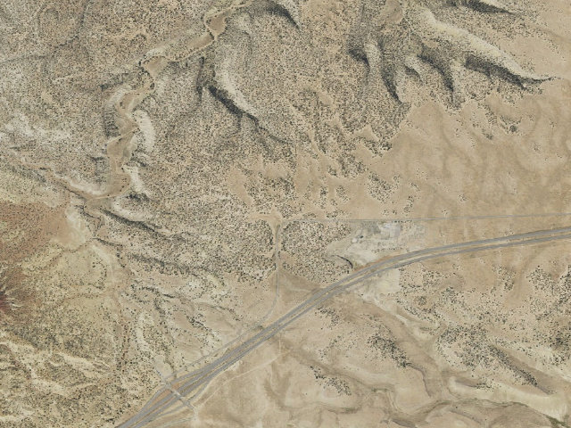 Aerial image of BLM public land