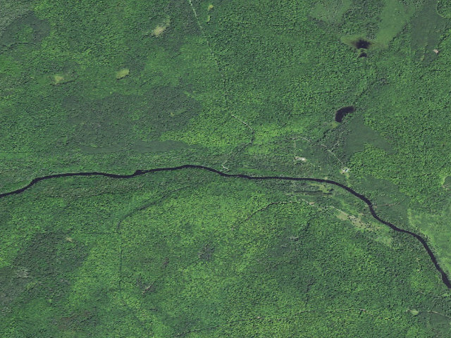 Aerial image of Blockhouse Campground