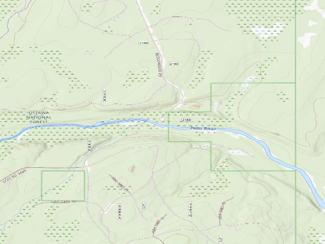 USGS topographic map of Blockhouse Campground