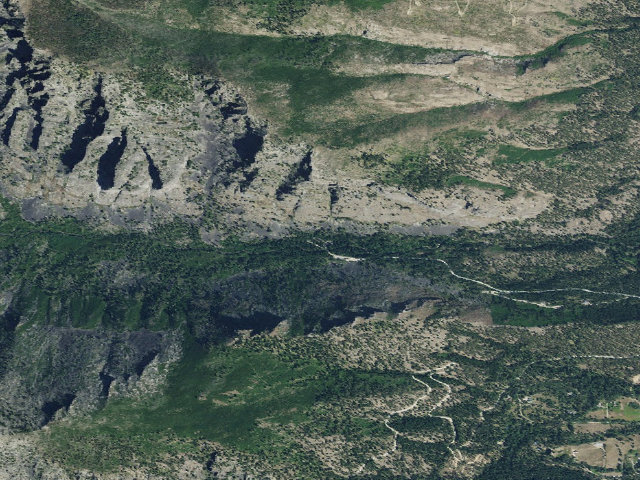 Aerial image of Blodgett Campground