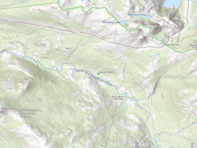 USGS topographic map of Bloomfield I