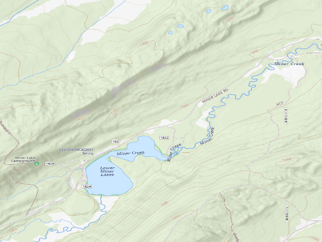 USGS topographic map of Blown Over Stumps