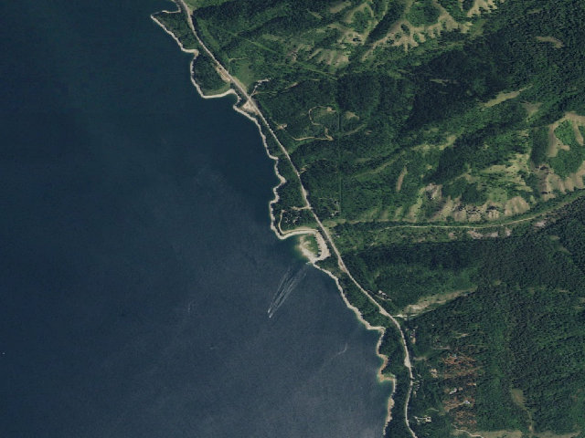 Aerial image of Blowout Campground