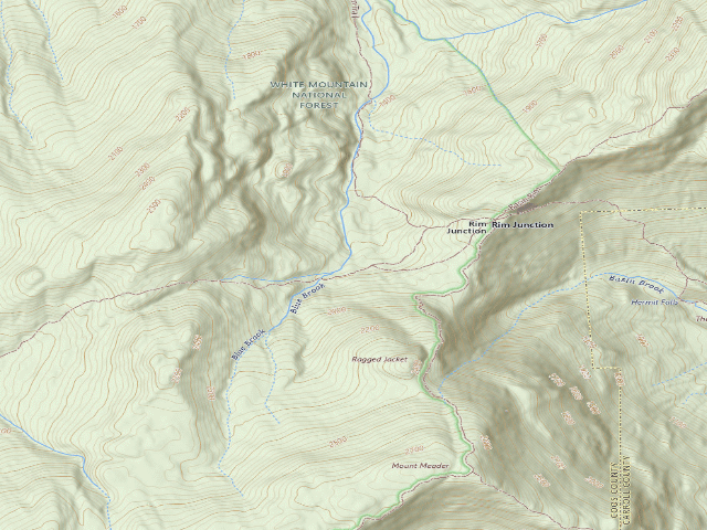 USGS topographic map of Blue Brook Tent Site