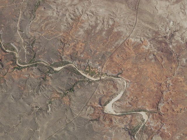 Aerial image of Blue Creek Camping Area