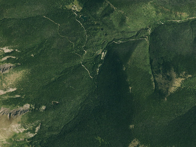 Aerial image of Blue Lake