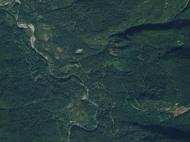 Aerial image of Blue Lake Creek Cg