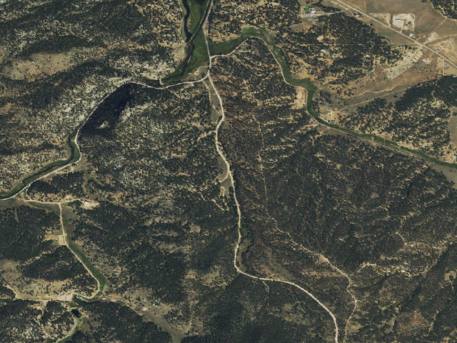 Aerial image of Blue Mountain