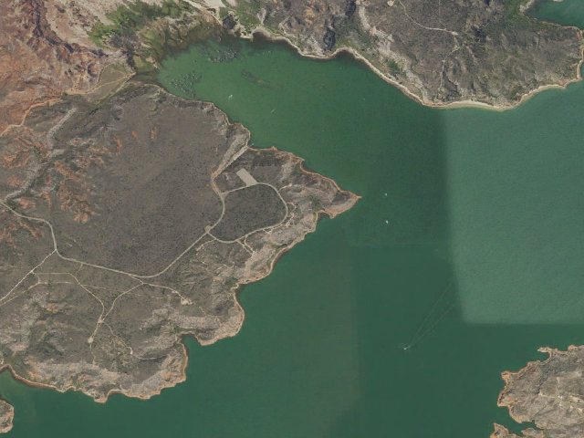 Aerial image of Blue West Campground