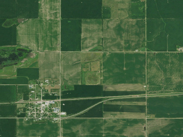 Aerial image of Bluebill WMA
