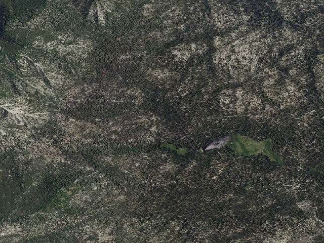 Aerial image of Bluff Mesa Group Campground