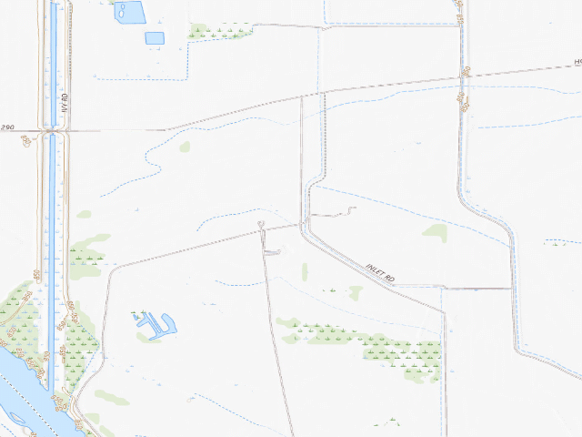 USGS topographic map of Bob Brown Conservation Area