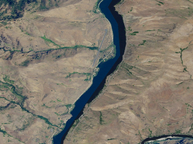 Aerial image of Bob Creek Campground