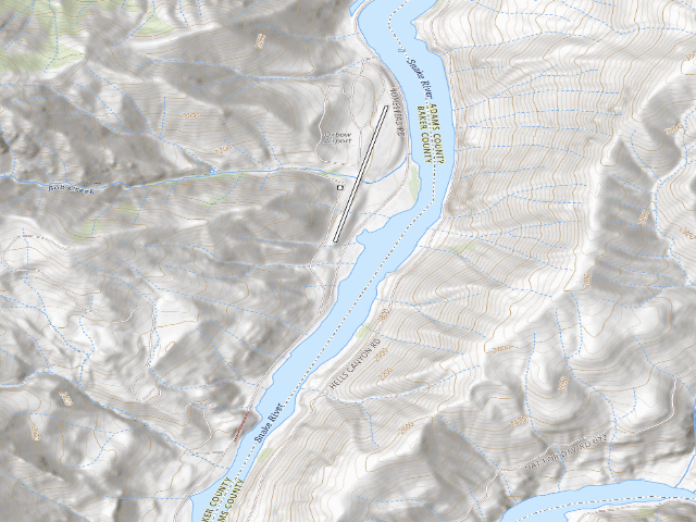 USGS topographic map of Bob Creek Campground