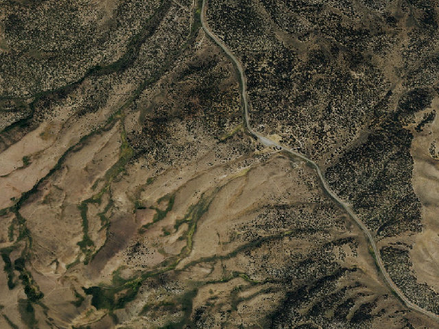 Aerial image of Bob Scott Campground