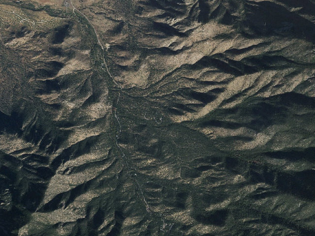 Aerial image of Bog Springs Campground