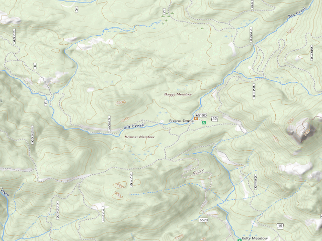 USGS topographic map of Boggy Meadow 1