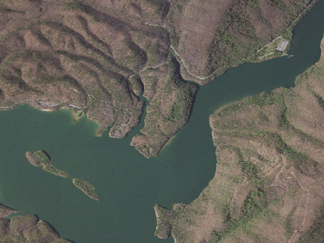 Aerial image of Bolar Mountain Volunteer Village