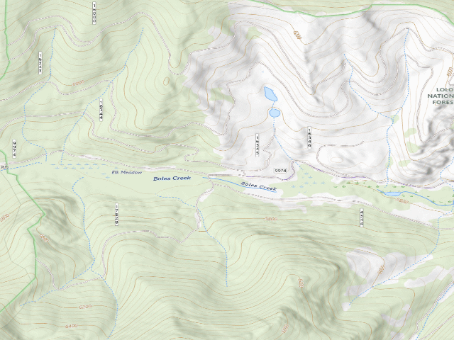 USGS topographic map of Boles 02