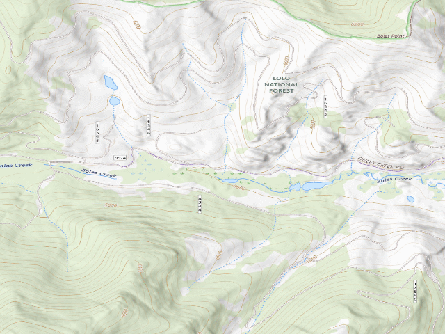 USGS topographic map of Boles 05