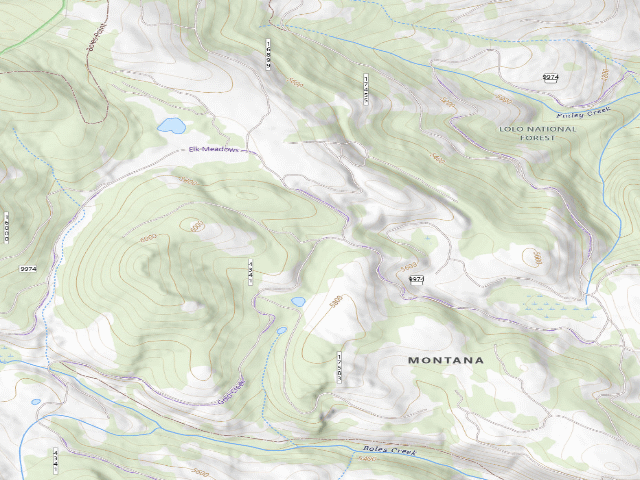 USGS topographic map of Boles 06
