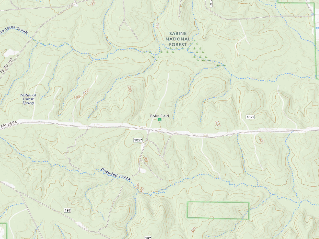 USGS topographic map of Boles Field