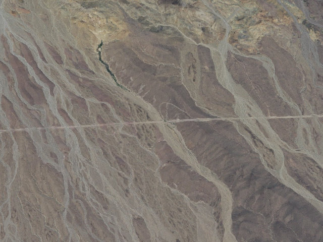Aerial image of Bonanza Springs Watchable Wildlife Area