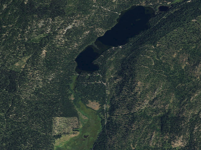 Aerial image of Bonaparte Lake Group Site