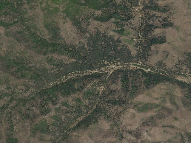 Aerial image of Bonito Creek